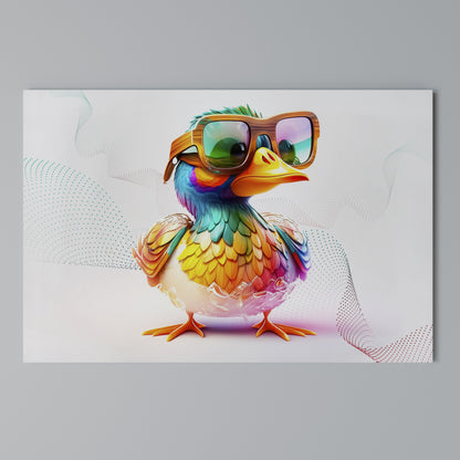 QUACKY FUN Cuadro en lienzo horizontal