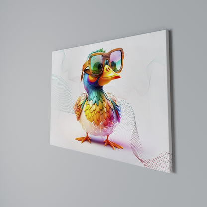 QUACKY FUN Cuadro en lienzo horizontal