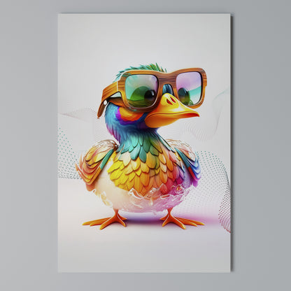 QUACKY FUN Cuadro en lienzo vertical