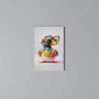 QUACKY FUN Cuadro en lienzo vertical