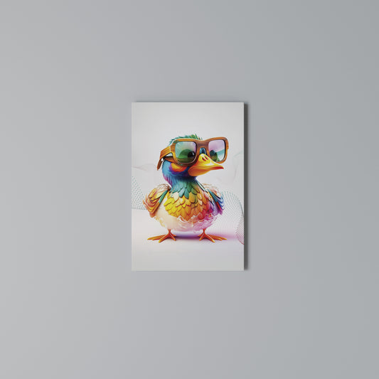 QUACKY FUN Cuadro en lienzo vertical