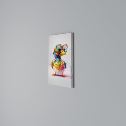 QUACKY FUN Cuadro en lienzo vertical