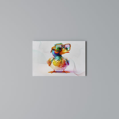 QUACKY FUN Cuadro en lienzo horizontal