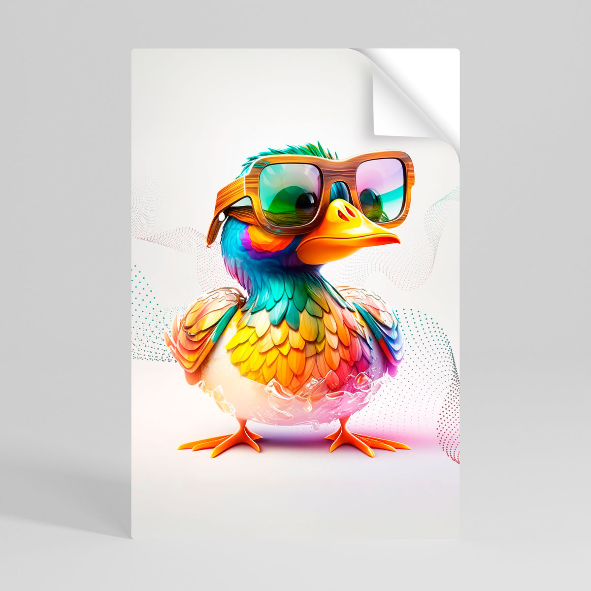 QUACKY FUN Póster adhesivo vertical