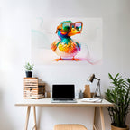 QUACKY FUN Peel and Stick Horizontal Poster