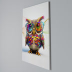 HOOT HOOT Cuadro en lienzo vertical