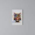 HOOT HOOT Cuadro en lienzo vertical