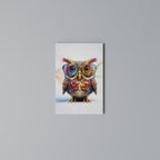 HOOT HOOT Cuadro en lienzo vertical