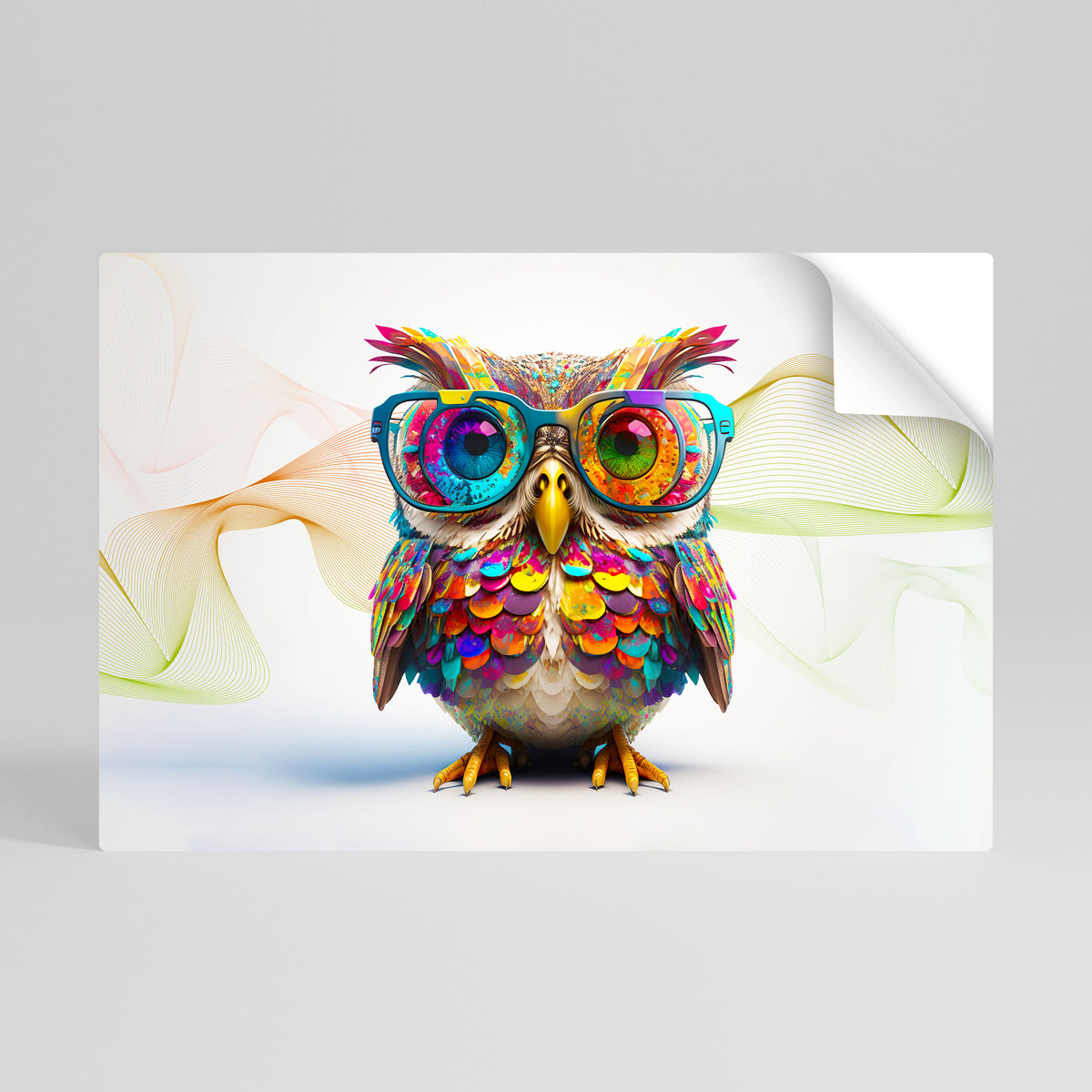 HOOT HOOT Póster adhesivo horizontal