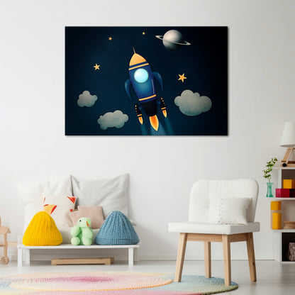 STELLAR SWING Cuadro en lienzo horizontal
