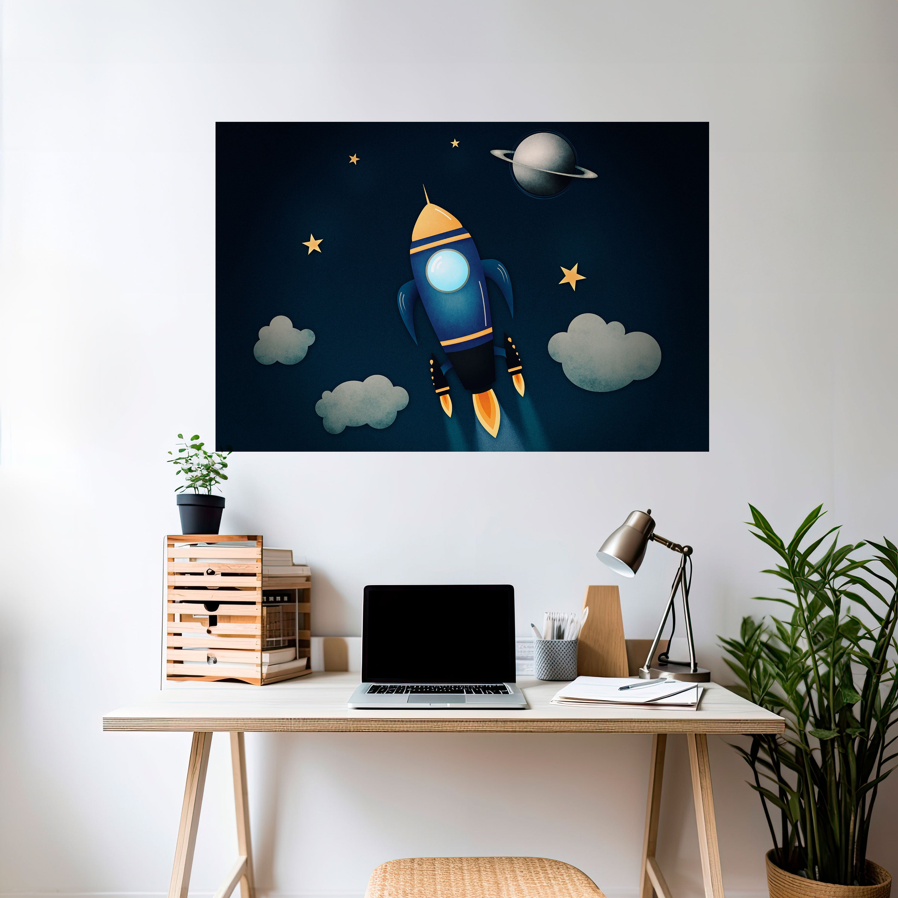 Póster horizontal autoadhesivo STELLAR SWING