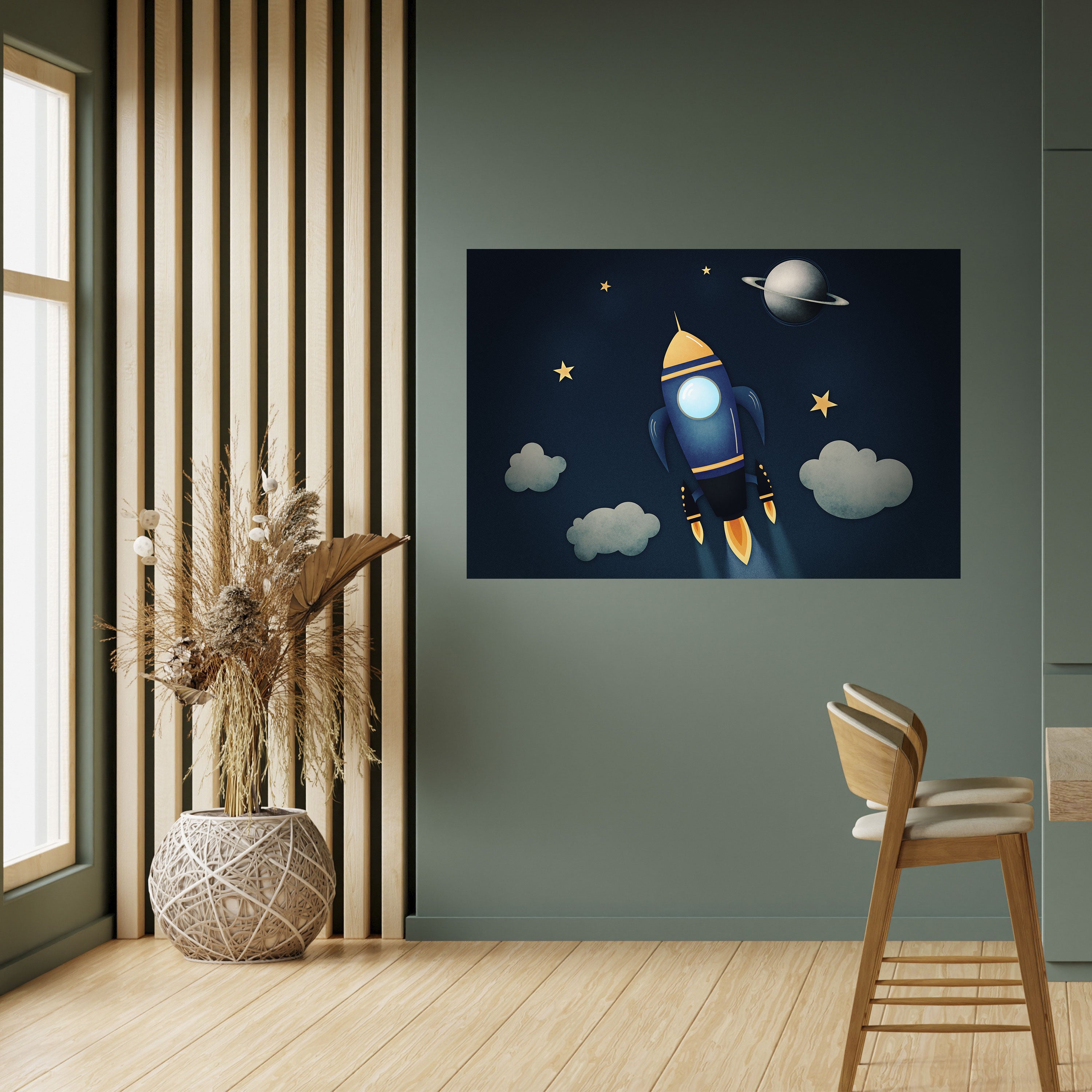 Póster horizontal autoadhesivo STELLAR SWING