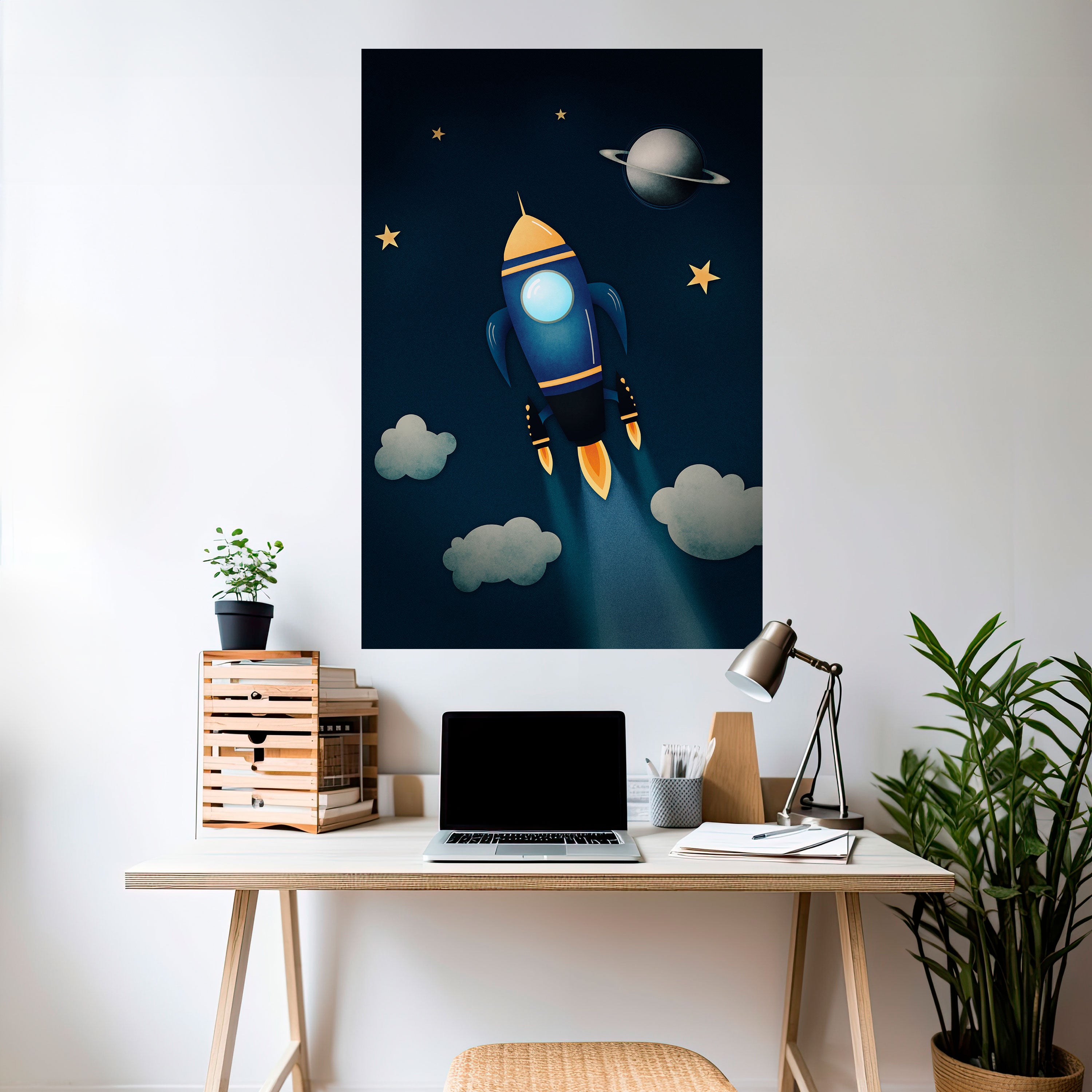 STELLAR SWING Peel and Stick Vertical Poster