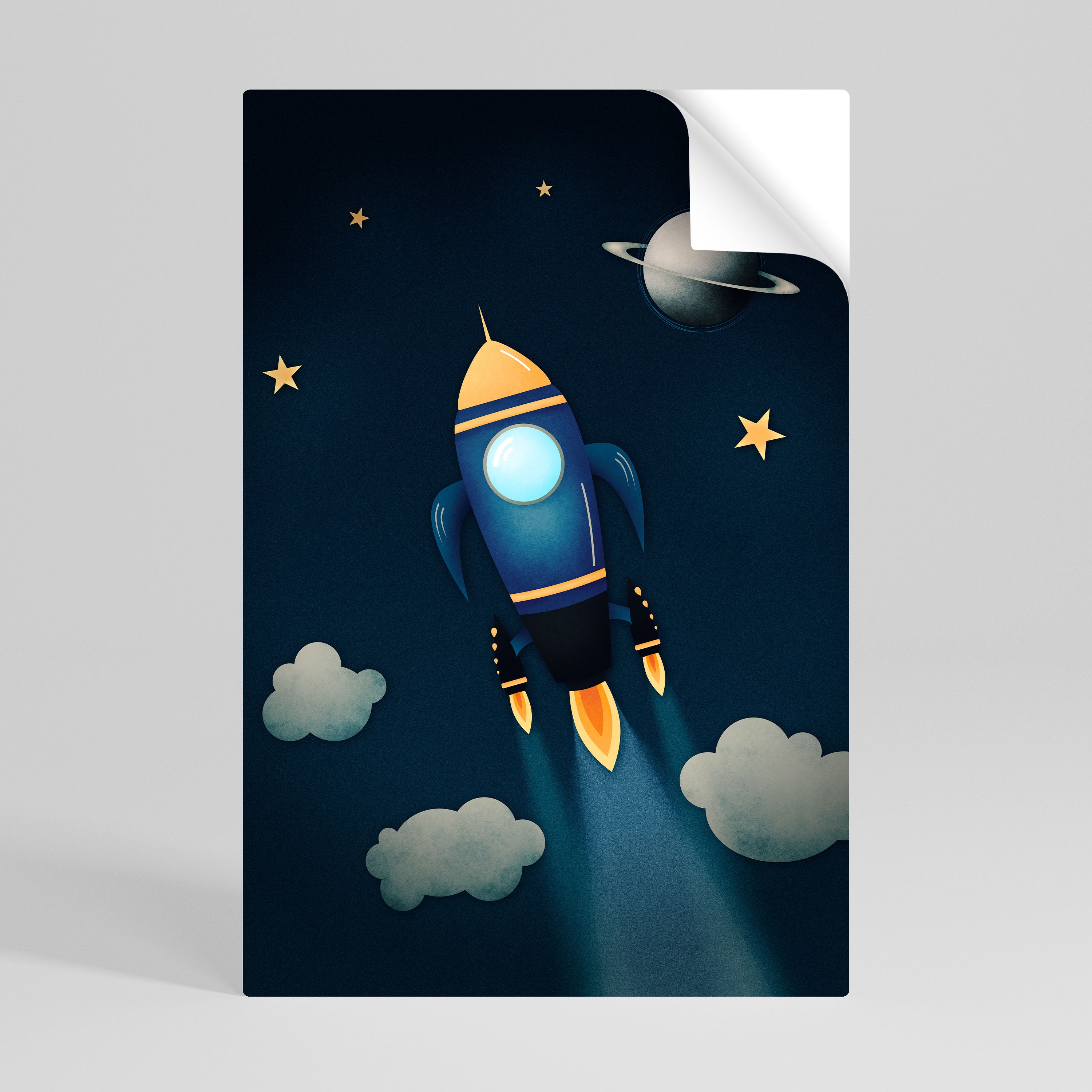 STELLAR SWING Peel and Stick Vertical Poster