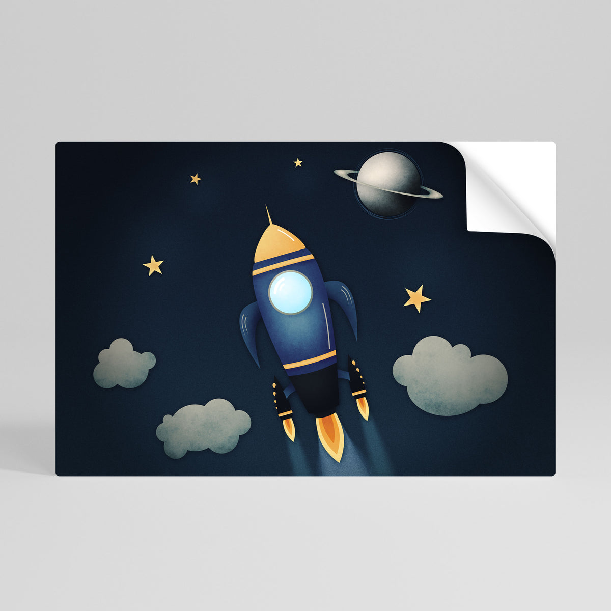 STELLAR SWING Póster adhesivo horizontal