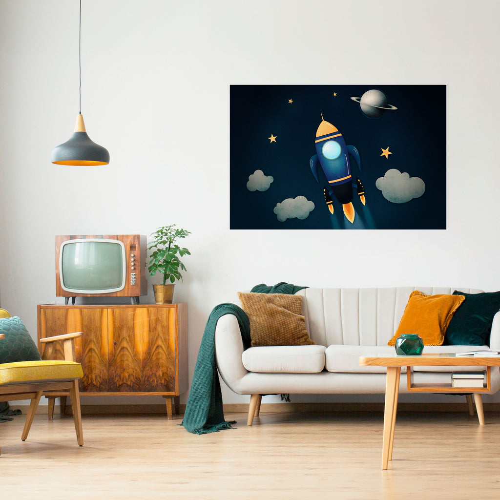 Póster horizontal autoadhesivo STELLAR SWING