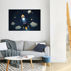 STELLAR SWING Póster Horizontal Adhesivo