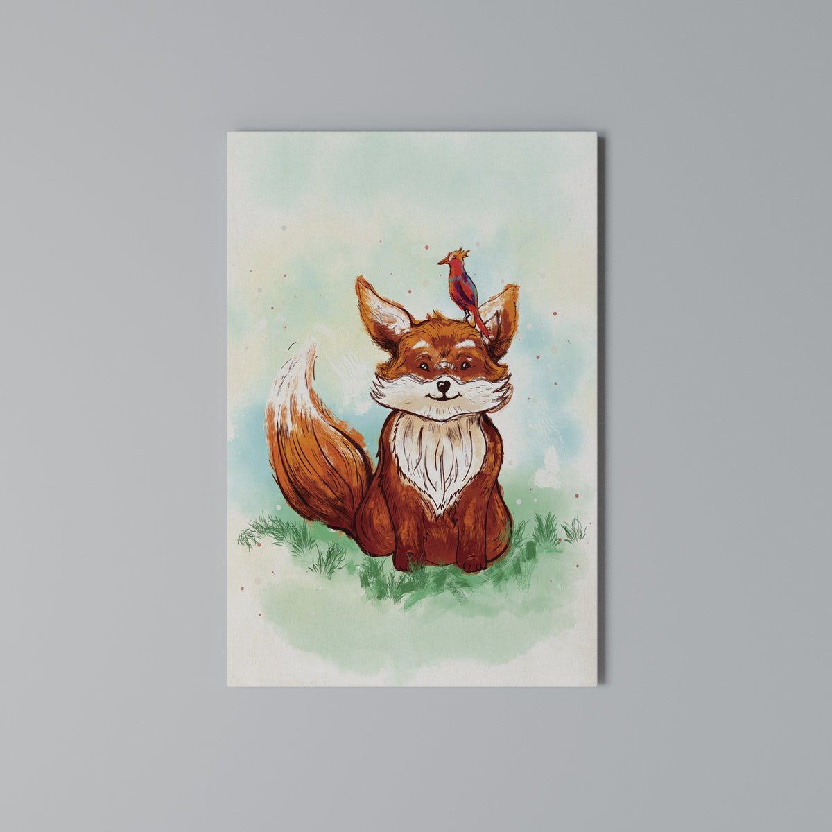 FOX FRIENDS Cuadro en lienzo vertical