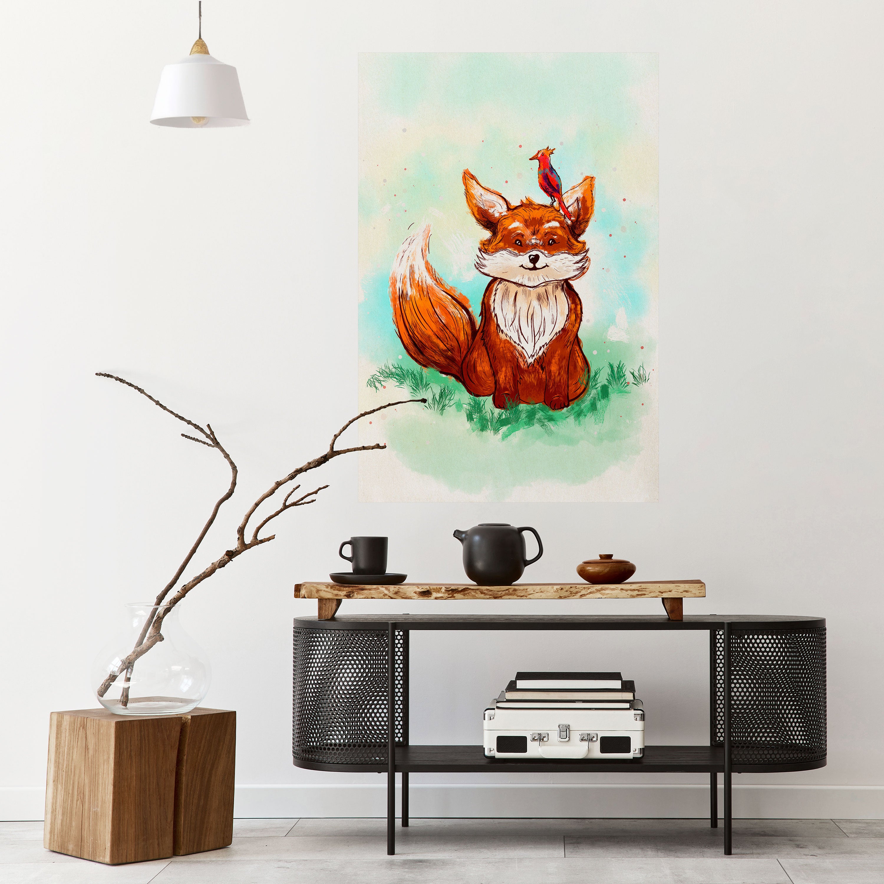 FOX FRIENDS Peel and Stick Vertical Poster