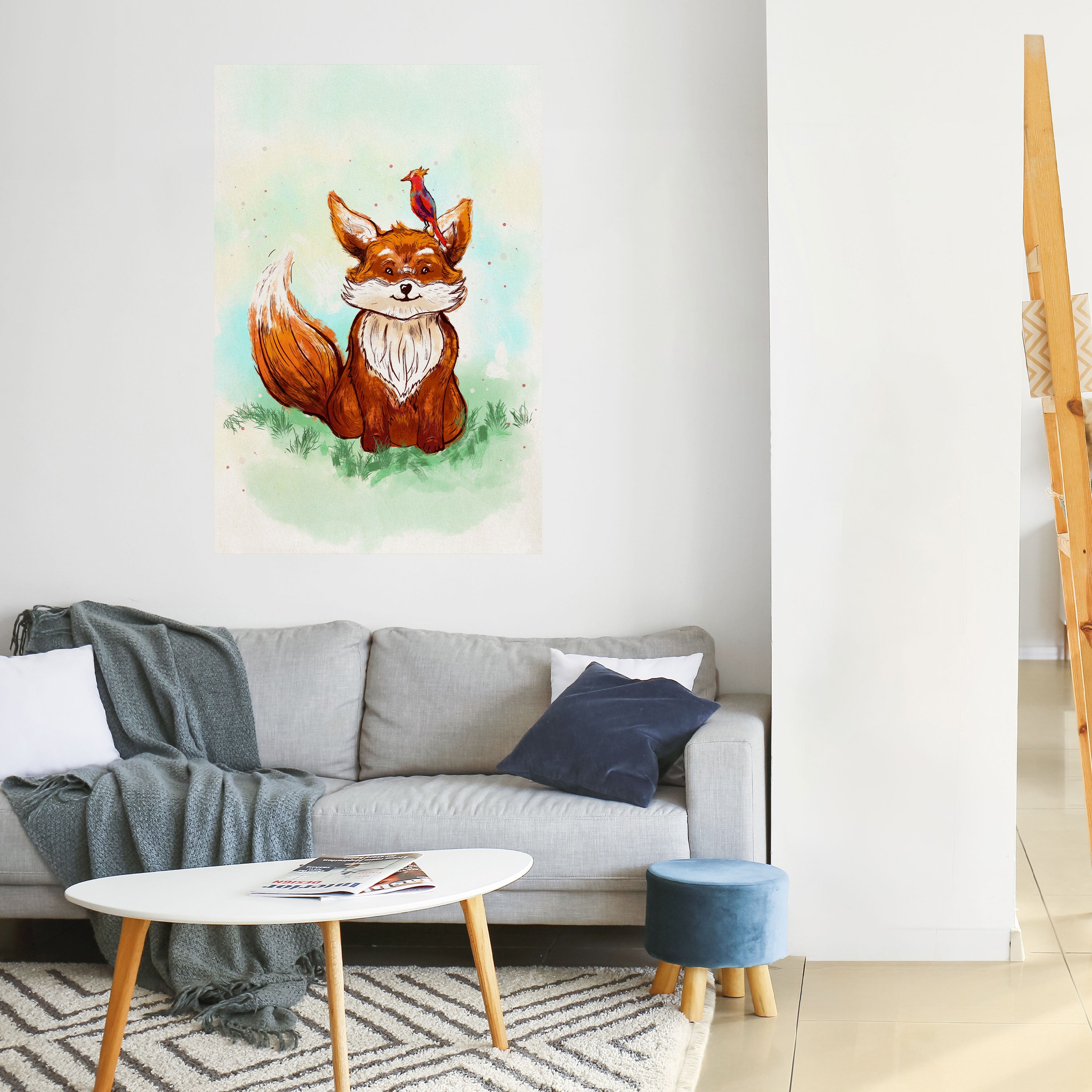FOX FRIENDS Peel and Stick Vertical Poster