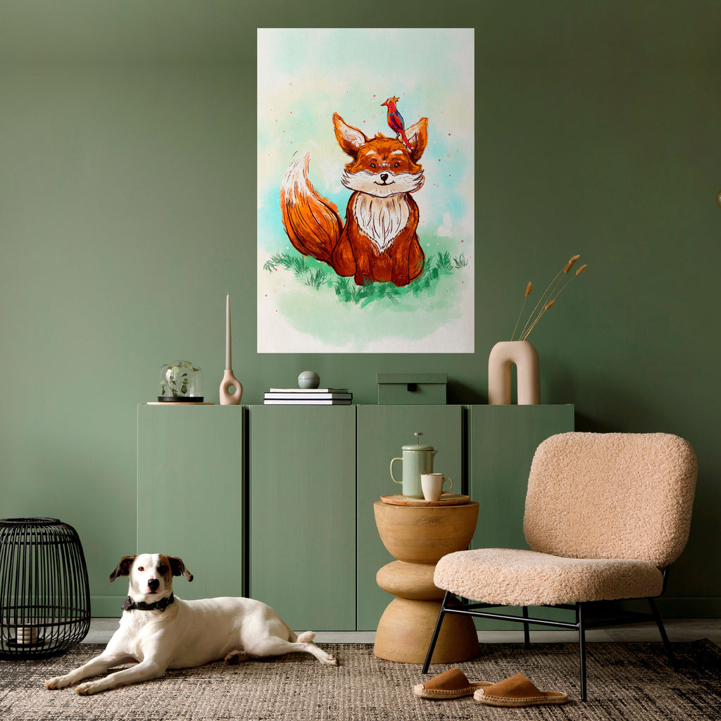 FOX FRIENDS Peel and Stick Vertical Poster