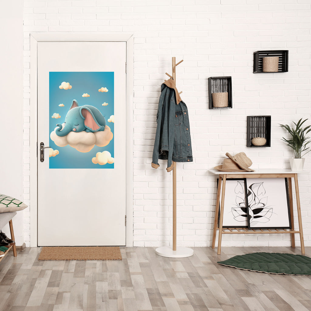 ELEPHANT DREAMS Peel and Stick Vertical Poster