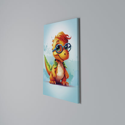 KIDDOSAURUS REX Cuadro en lienzo vertical