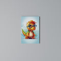 KIDDOSAURUS REX Cuadro en lienzo vertical