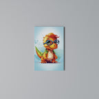 KIDDOSAURUS REX Cuadro en lienzo vertical