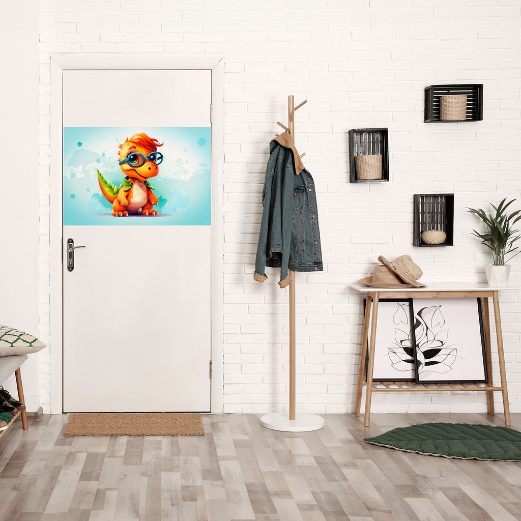 Póster horizontal autoadhesivo de KIDDOSAURUS REX