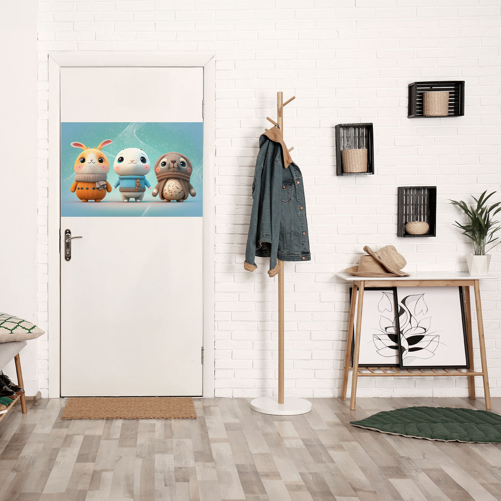 Póster horizontal de despegar y pegar de SWEETIES SQUAD