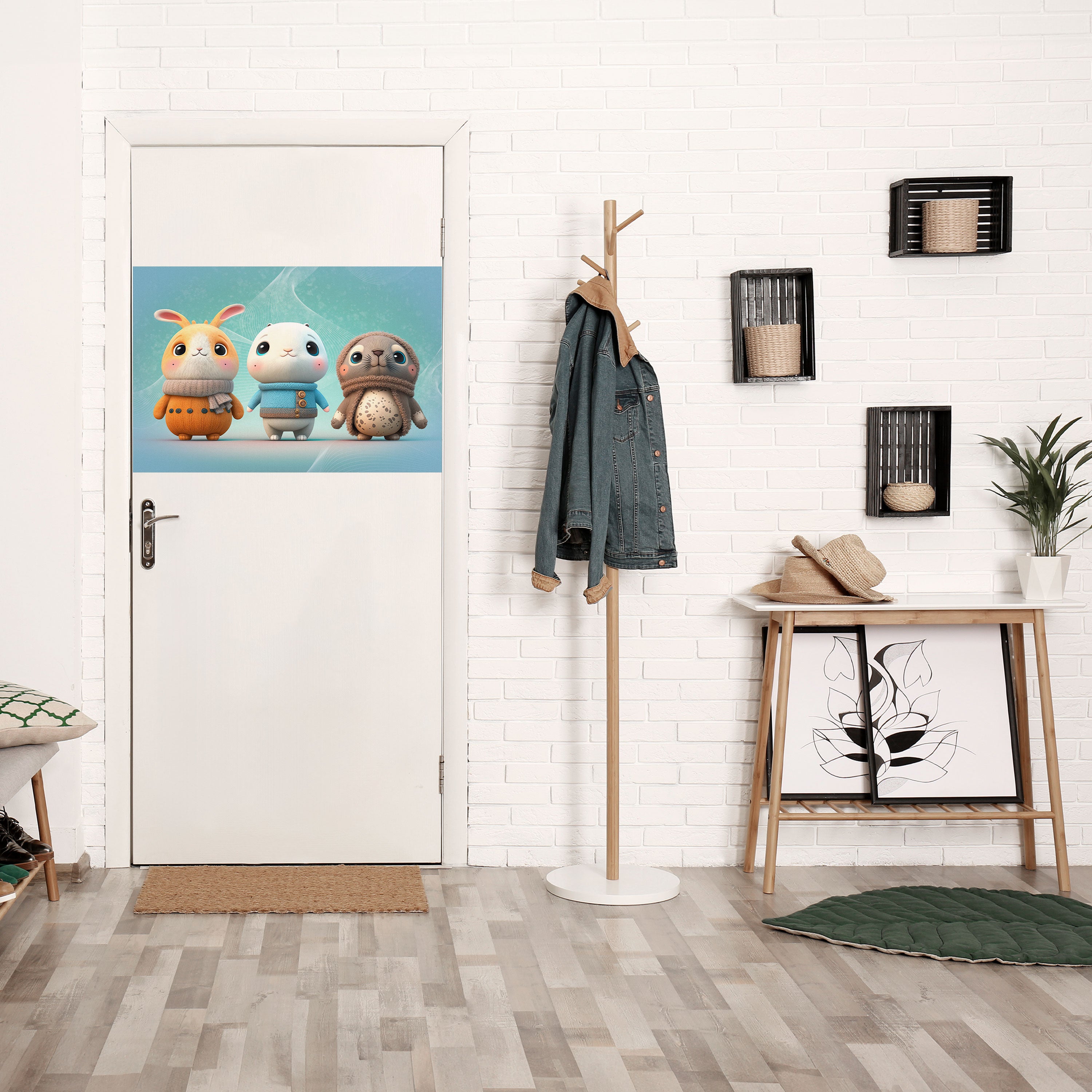 Póster horizontal de despegar y pegar de SWEETIES SQUAD