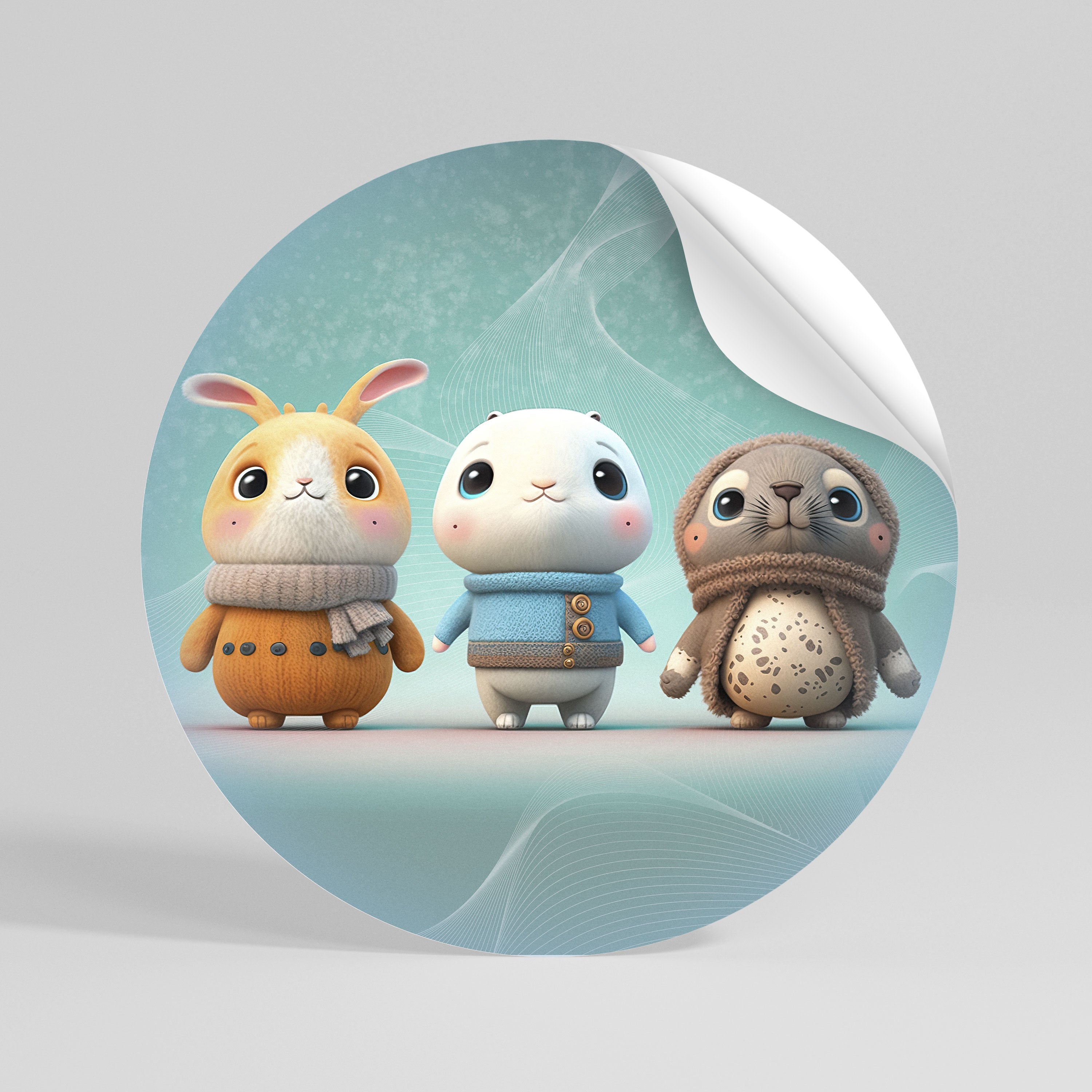 SWEETIES SQUAD Vinilo adhesivo redondo