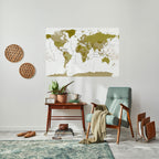 OLIVE EARTH ENCHANTMENT Peel and Stick Horizontal Poster