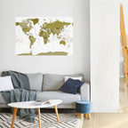 OLIVE EARTH ENCHANTMENT Peel and Stick Horizontal Poster