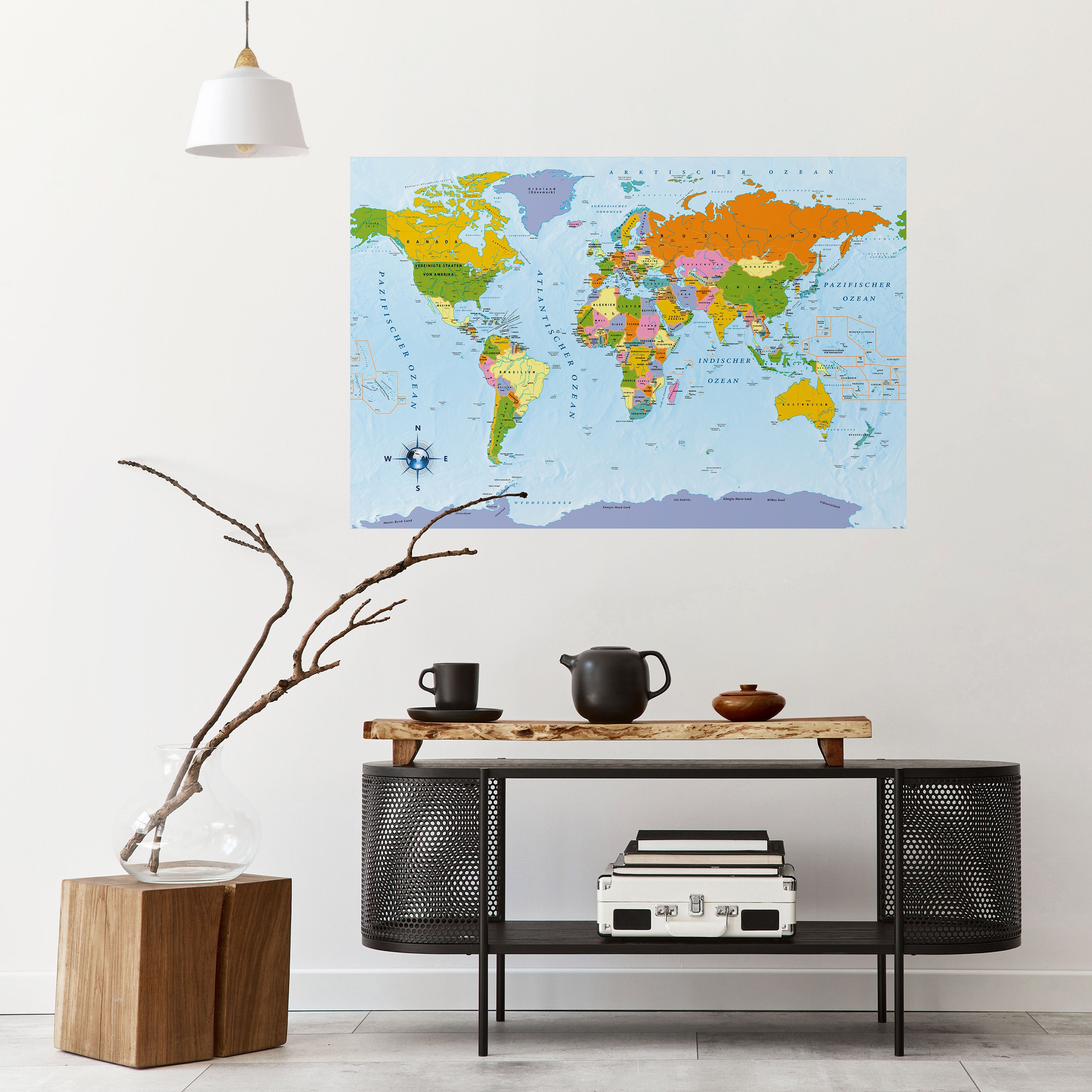 OCÉANOS DEL DESCUBRIMIENTO [DE] Póster horizontal autoadhesivo