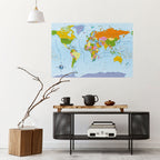 OCEANS OF DISCOVERY [DE] Peel and Stick Horizontal Poster