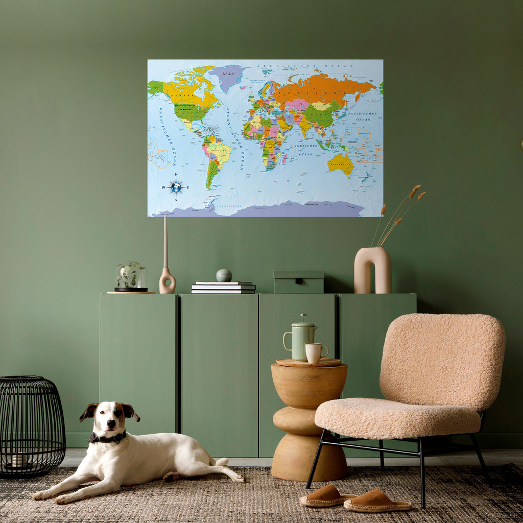 OCÉANOS DEL DESCUBRIMIENTO [DE] Póster horizontal autoadhesivo