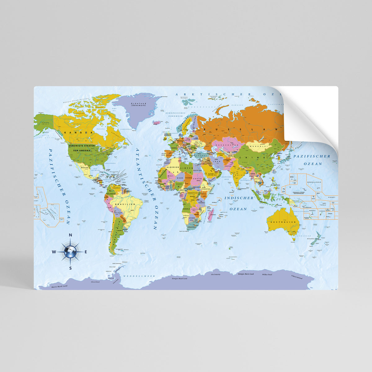 OCEANS OF DISCOVERY [DE] Póster adhesivo horizontal
