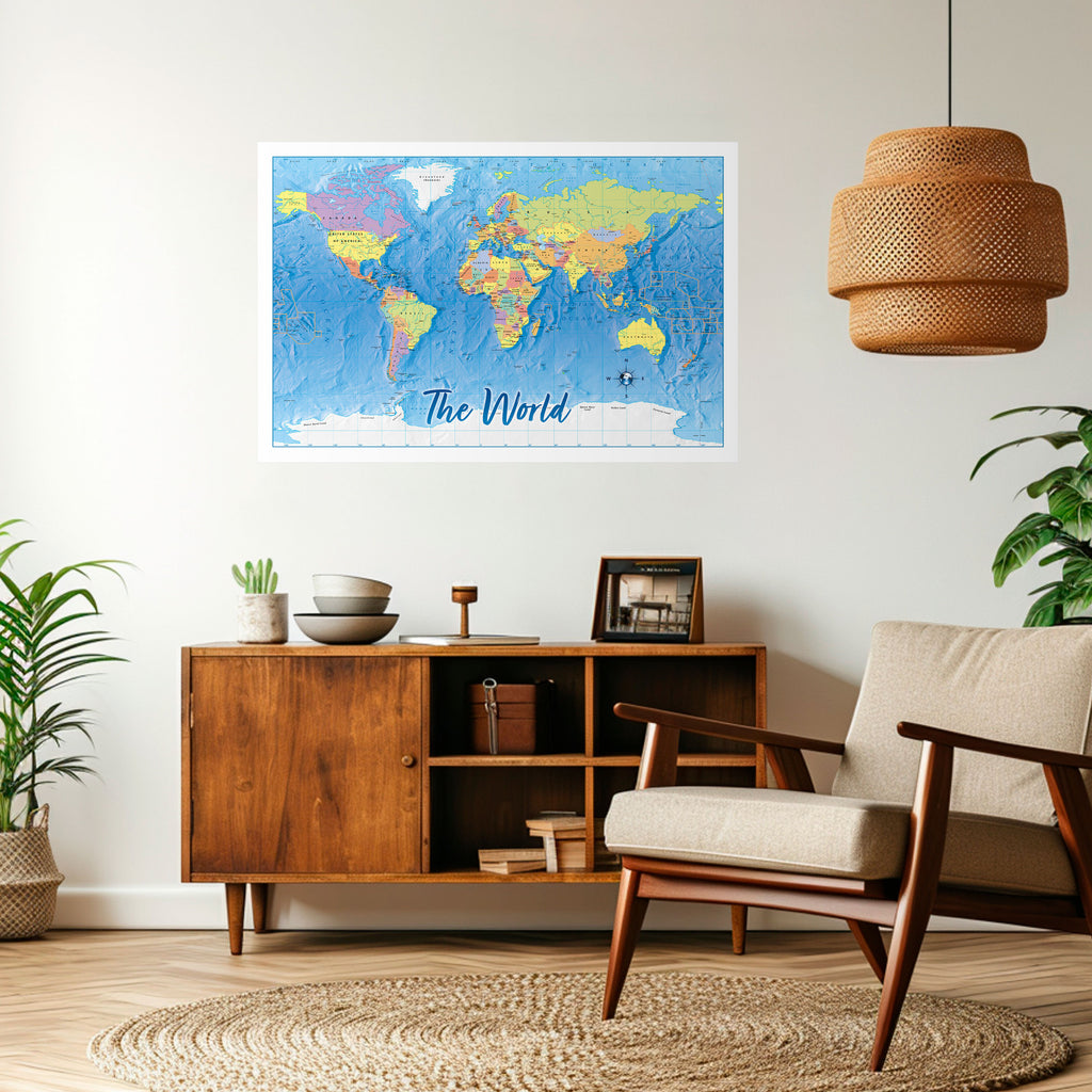 TERRENO DE DESCUBRIMIENTO [ES] Póster horizontal autoadhesivo