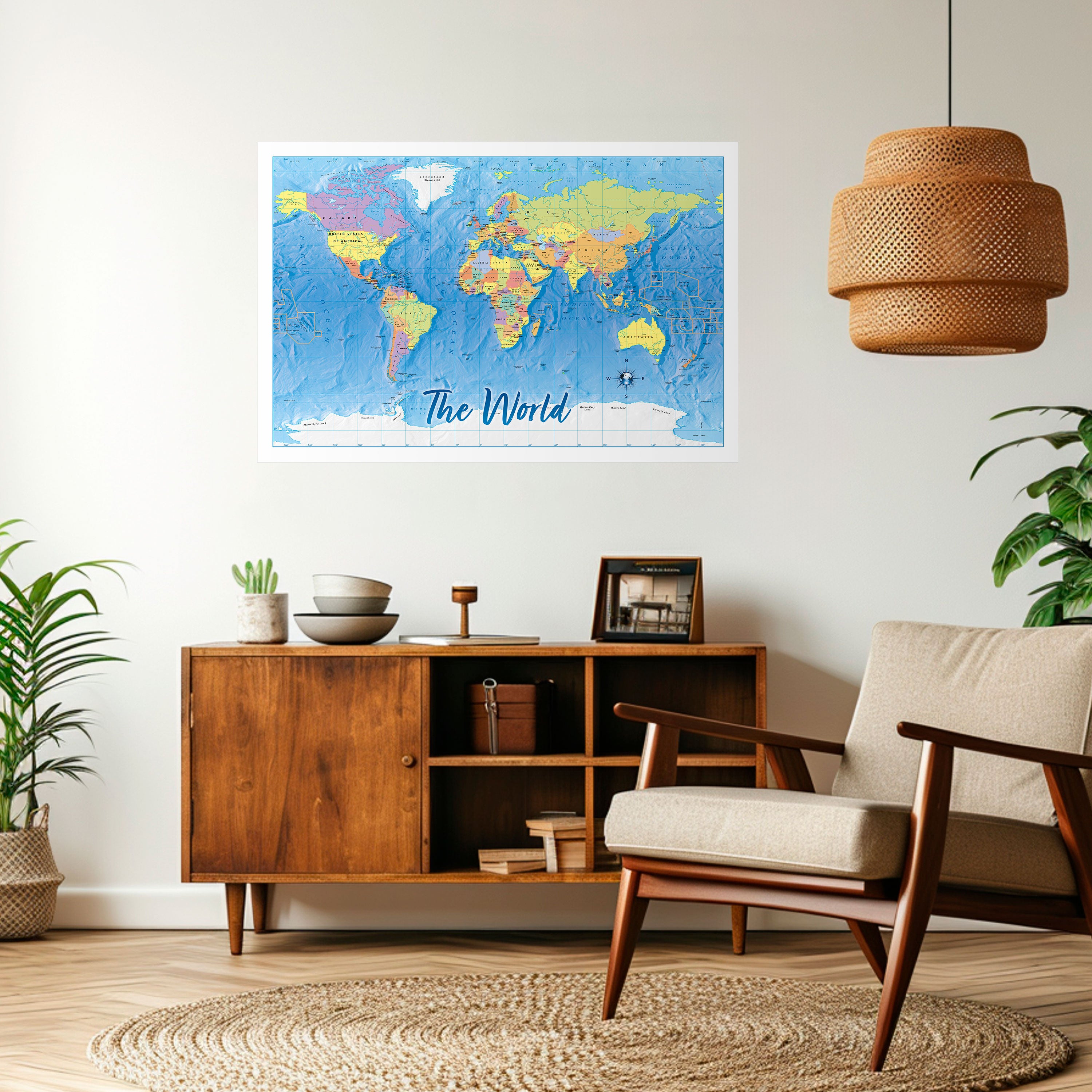 TERRENO DE DESCUBRIMIENTO [ES] Póster horizontal autoadhesivo