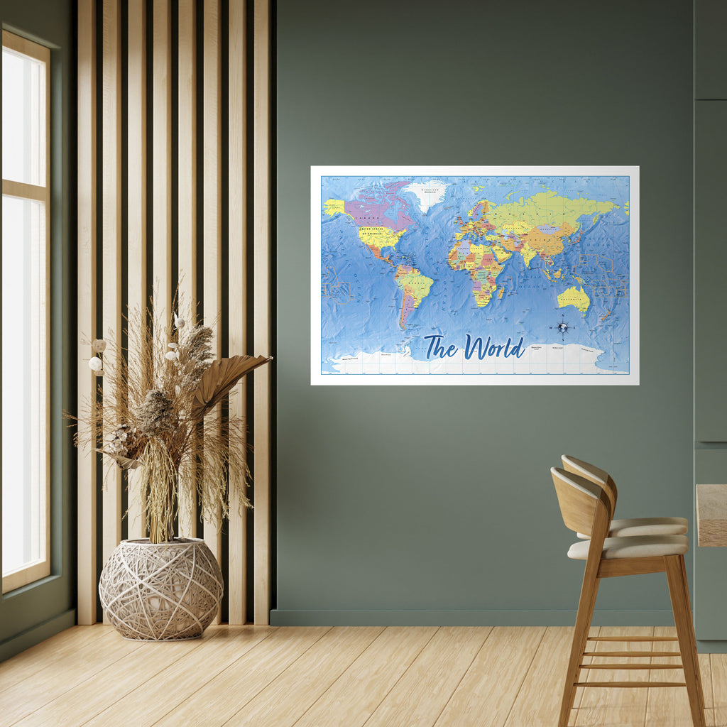 TERRENO DE DESCUBRIMIENTO [ES] Póster horizontal autoadhesivo