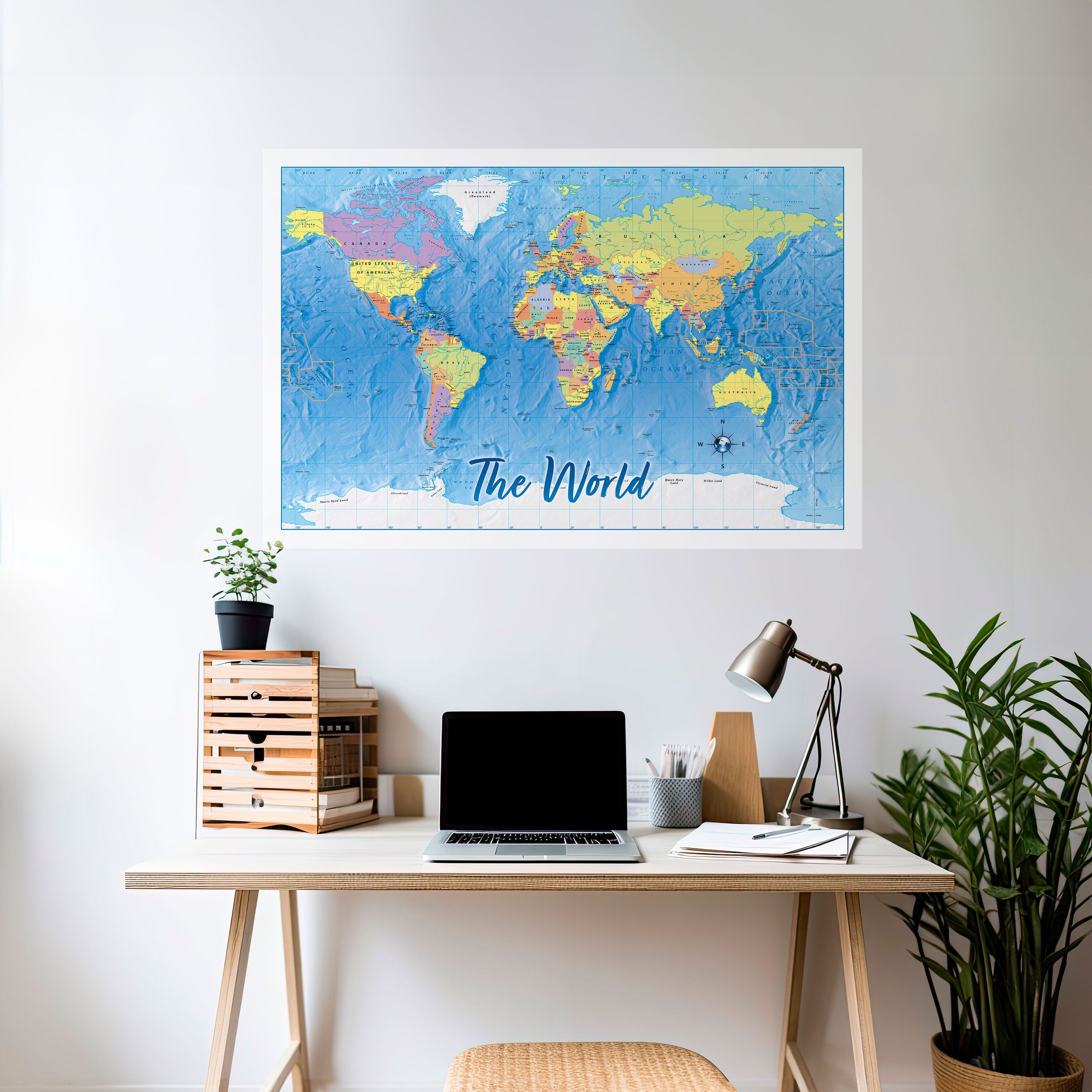 TERRENO DE DESCUBRIMIENTO [ES] Póster horizontal autoadhesivo