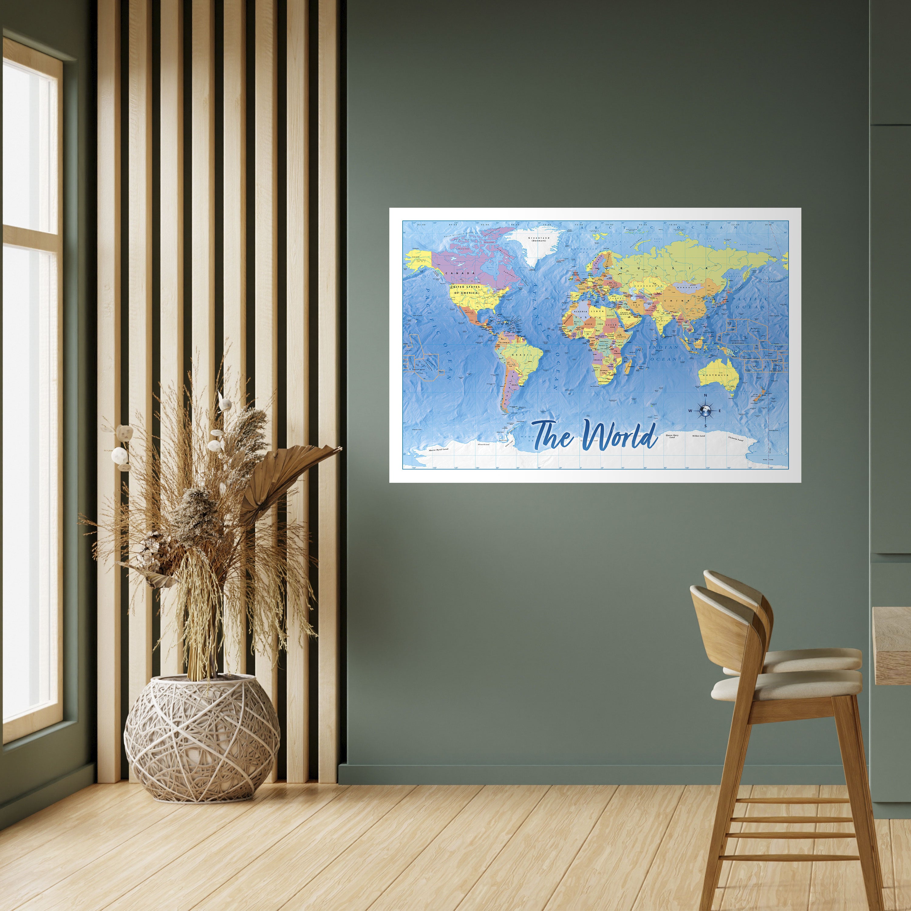 TERRENO DE DESCUBRIMIENTO [ES] Póster horizontal autoadhesivo