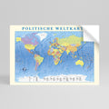 GLOBAL POLITICAL TAPESTRY [DE] Póster adhesivo horizontal