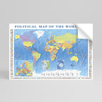 BORDERS AND BEYOND Peel and Stick Horizontal Poster