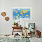 BORDERS AND BEYOND Peel and Stick Horizontal Poster