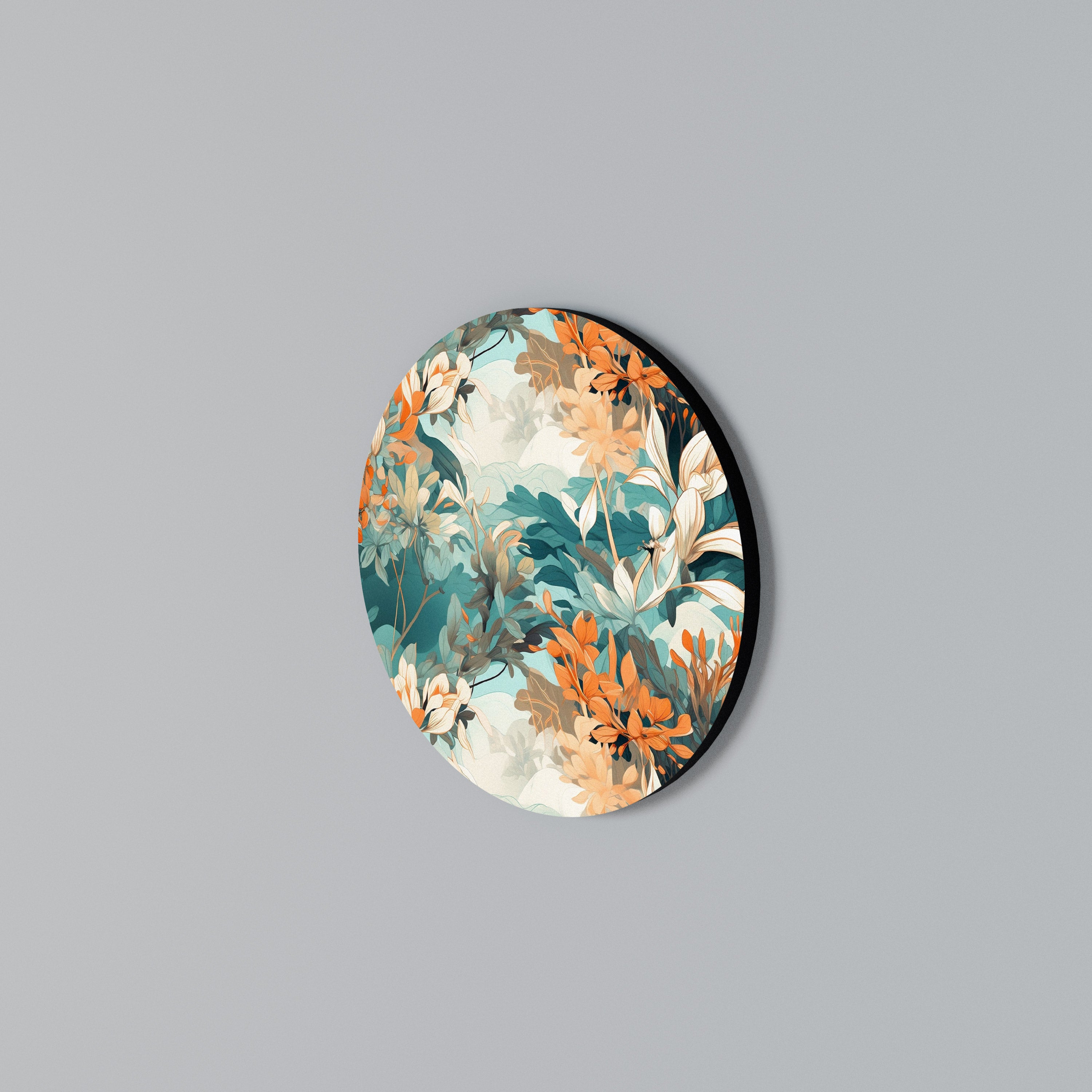 BLOOM BALLET Round Wall Art