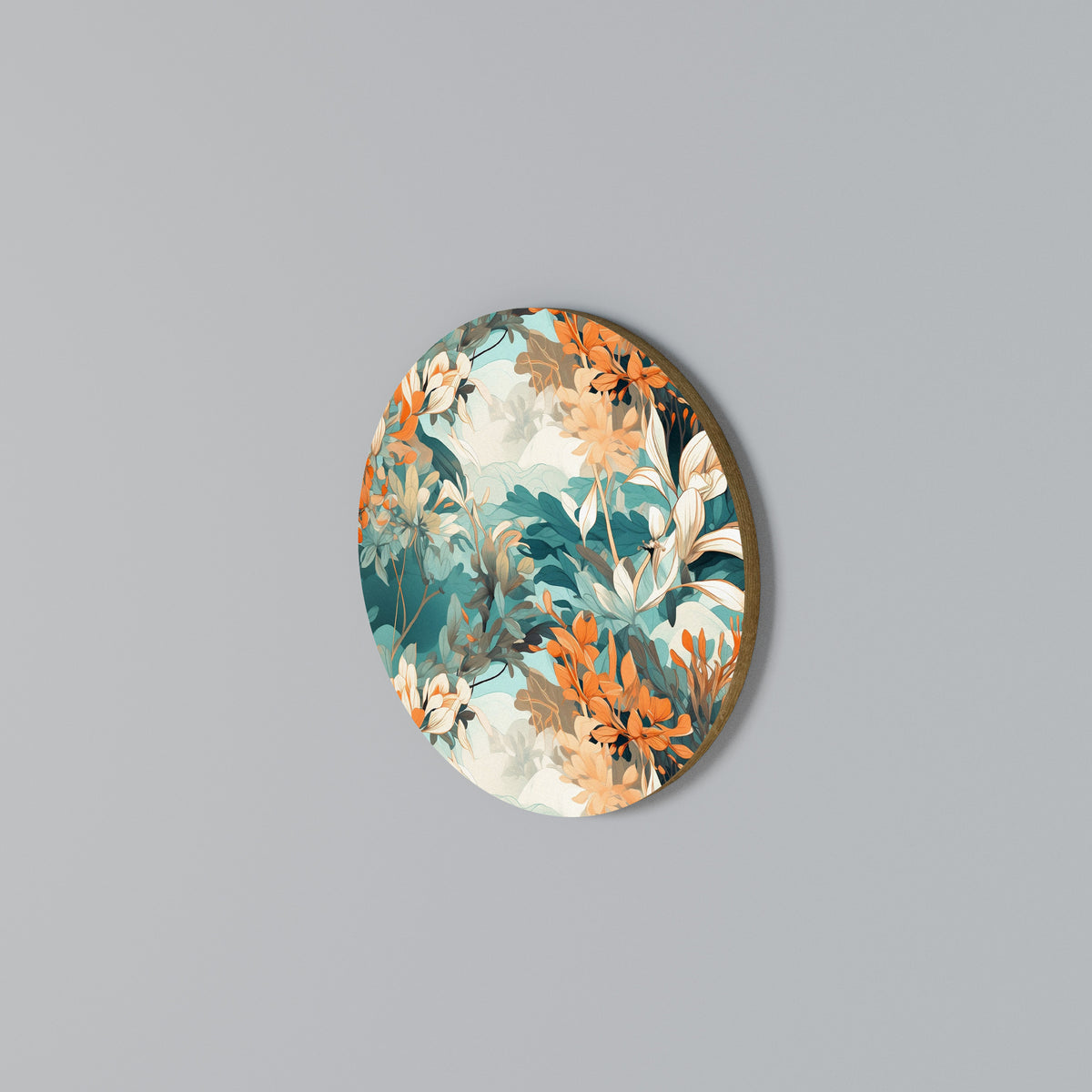 BLOOM BALLET Arte de pared redondo