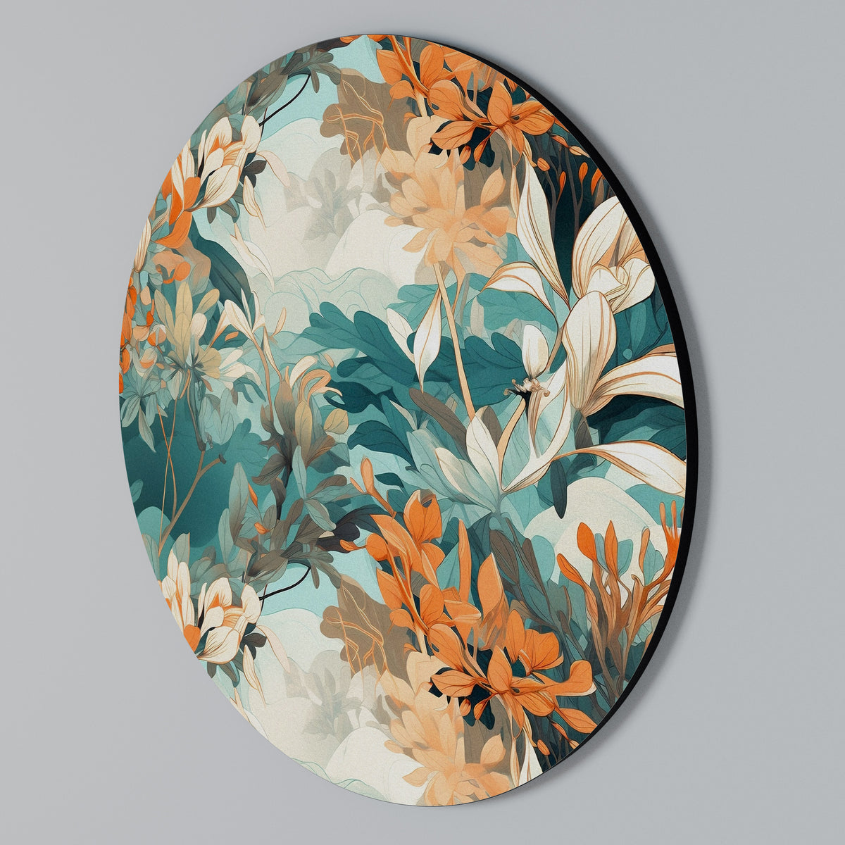 BLOOM BALLET Arte de pared redondo